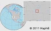 Gray Location Map of ZIP code 84308