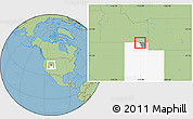 Savanna Style Location Map of ZIP code 84308, highlighted county, highlighted state