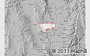 Gray Map of ZIP code 84308