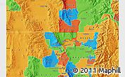 Political Map of ZIP code 84308