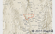 Shaded Relief Map of ZIP code 84308