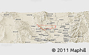 Shaded Relief Panoramic Map of ZIP code 84308