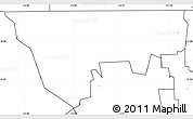 Blank Simple Map of ZIP code 84308, no labels