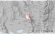 Gray 3D Map of ZIP code 84309