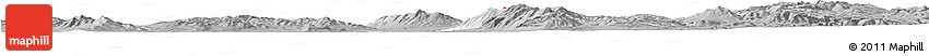 Gray Horizon Map of ZIP Code 84309
