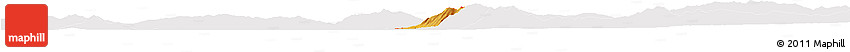 Political Horizon Map of ZIP Code 84309, cropped outside