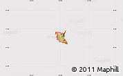 Satellite Map of ZIP code 84309, cropped outside
