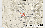 Shaded Relief Map of ZIP code 84309