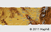 Physical Panoramic Map of ZIP code 84309