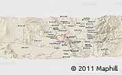 Shaded Relief Panoramic Map of ZIP code 84309