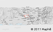 Silver Style Panoramic Map of ZIP code 84309