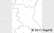 Blank Simple Map of ZIP code 84309