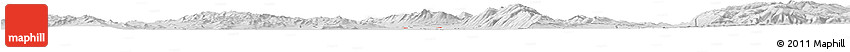Silver Style Horizon Map of ZIP Code 84311
