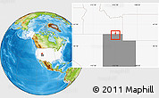 Physical Location Map of ZIP code 84311, highlighted country, highlighted state