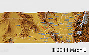 Physical Panoramic Map of ZIP code 84311