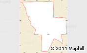 Classic Style Simple Map of ZIP code 84311