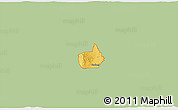 Savanna Style 3D Map of ZIP code 84312, single color outside