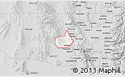 Silver Style 3D Map of ZIP code 84312