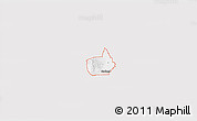 Silver Style 3D Map of ZIP code 84312, single color outside