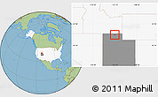 Savanna Style Location Map of ZIP code 84312, highlighted country, highlighted state