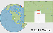 Savanna Style Location Map of ZIP code 84312, highlighted state