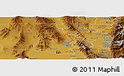 Physical Panoramic Map of ZIP code 84312