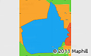 Political Simple Map of ZIP code 84312