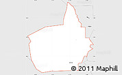 Silver Style Simple Map of ZIP code 84312