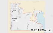 Classic Style 3D Map of ZIP code 84313, single color outside