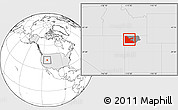 Blank Location Map of ZIP code 84313, highlighted country, highlighted county