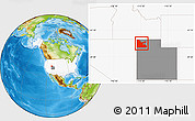 Physical Location Map of ZIP code 84313, highlighted country, highlighted state