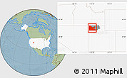Savanna Style Location Map of ZIP code 84313, highlighted country, highlighted county, hill shading