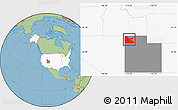Savanna Style Location Map of ZIP code 84313, highlighted country, highlighted state