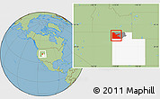 Savanna Style Location Map of ZIP code 84313, highlighted county, highlighted state