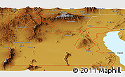 Physical Panoramic Map of ZIP code 84313