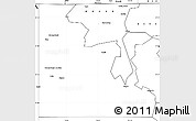 Blank Simple Map of ZIP code 84313