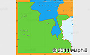 Political Simple Map of ZIP code 84313