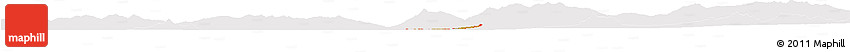 Physical Horizon Map of ZIP Code 84314, cropped outside