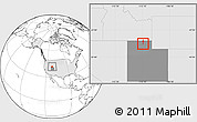 Blank Location Map of ZIP code 84314, highlighted country, highlighted state