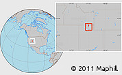 Gray Location Map of ZIP code 84314