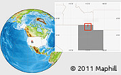 Physical Location Map of ZIP code 84314, highlighted country, highlighted state
