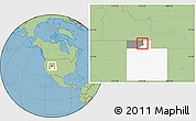 Savanna Style Location Map of ZIP code 84314, highlighted county, highlighted state