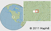 Savanna Style Location Map of ZIP code 84314, highlighted county, hill shading