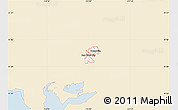 Classic Style Map of ZIP code 84314, single color outside