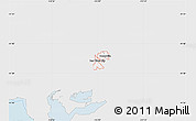 Silver Style Map of ZIP code 84314, single color outside