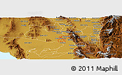 Physical Panoramic Map of ZIP code 84314