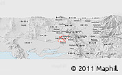 Silver Style Panoramic Map of ZIP code 84314