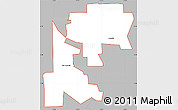 Gray Simple Map of ZIP code 84314