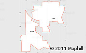Silver Style Simple Map of ZIP code 84314