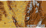 Physical 3D Map of ZIP code 84318
